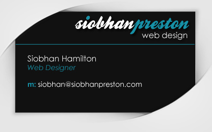 Contact Siobhan Preston Web Design